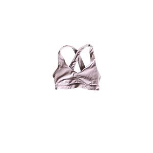 Aerie Gray Crossback Sports Bra